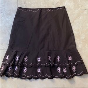 Anthropologie Odille cameo skirt